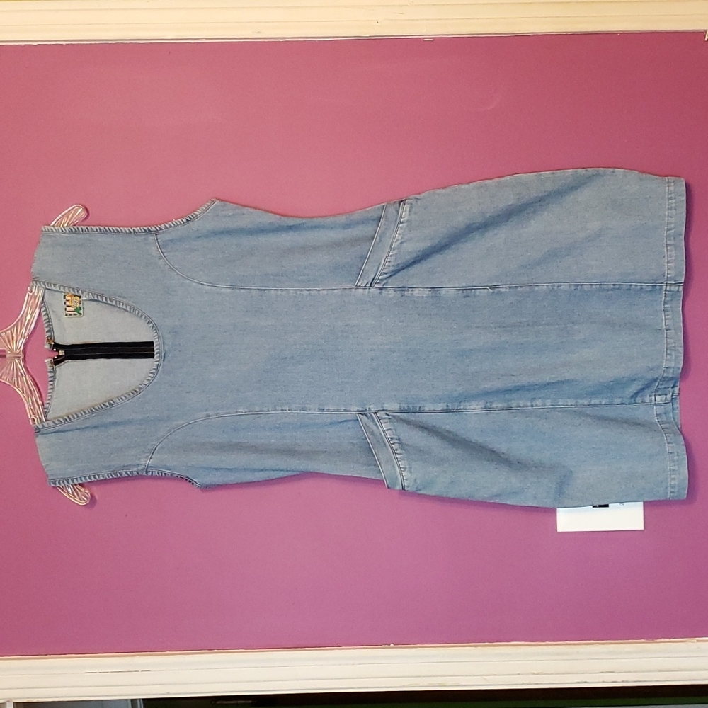 Denim Fitted Dress